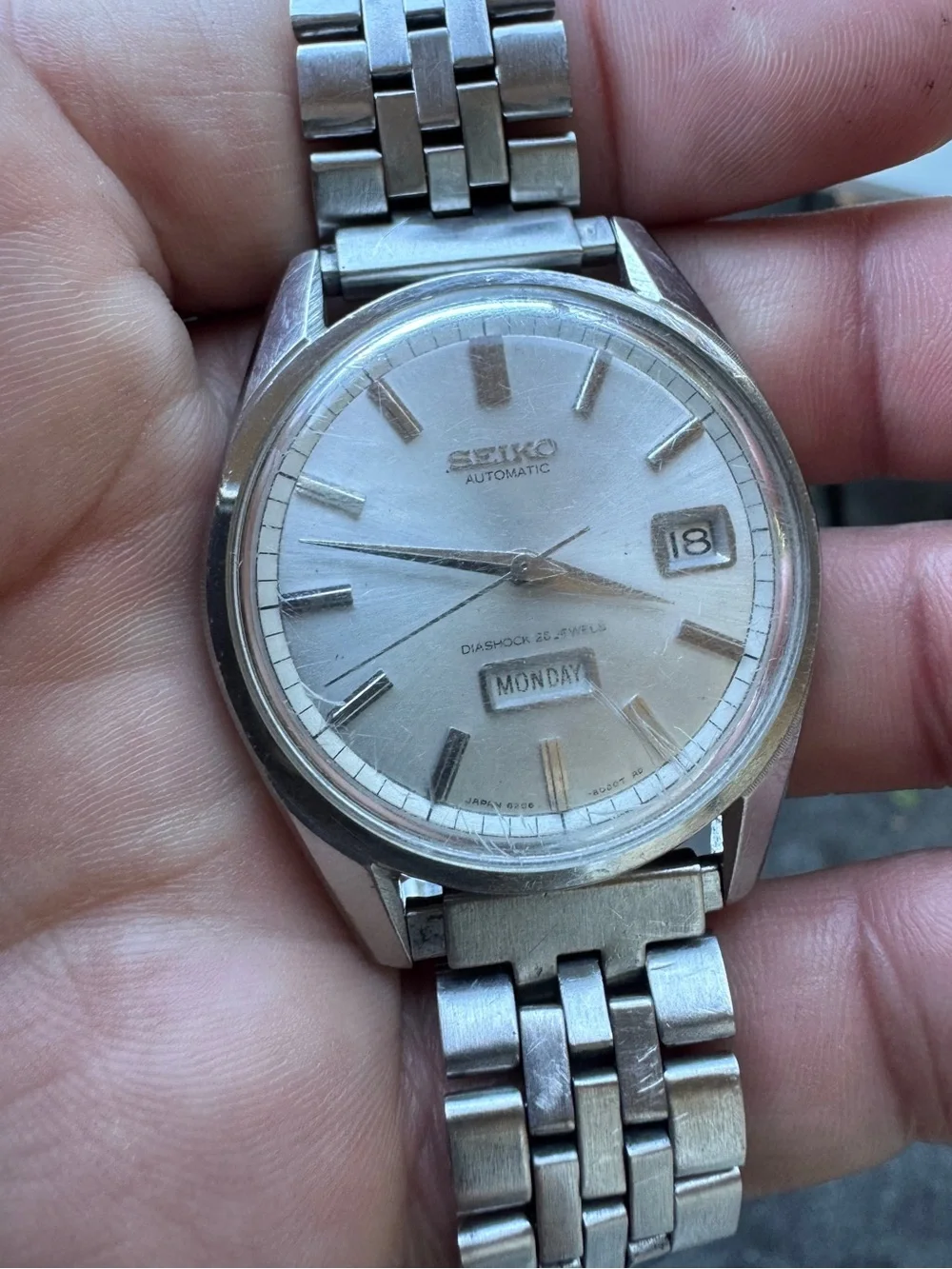 Seiko Diashock 26 Jewels watch